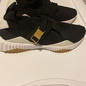 Puma Defy Mid Varsity Slip On    Kids Girls  Sneakers Shoes Casual   - Black -